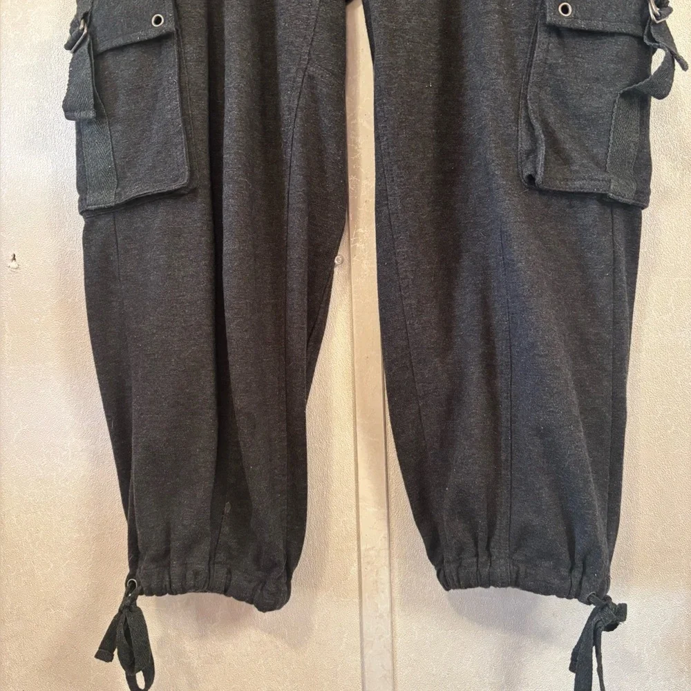 Free People | Charcoal Knit Top joggers | Size Small \ Petite - Picture 3 of 6